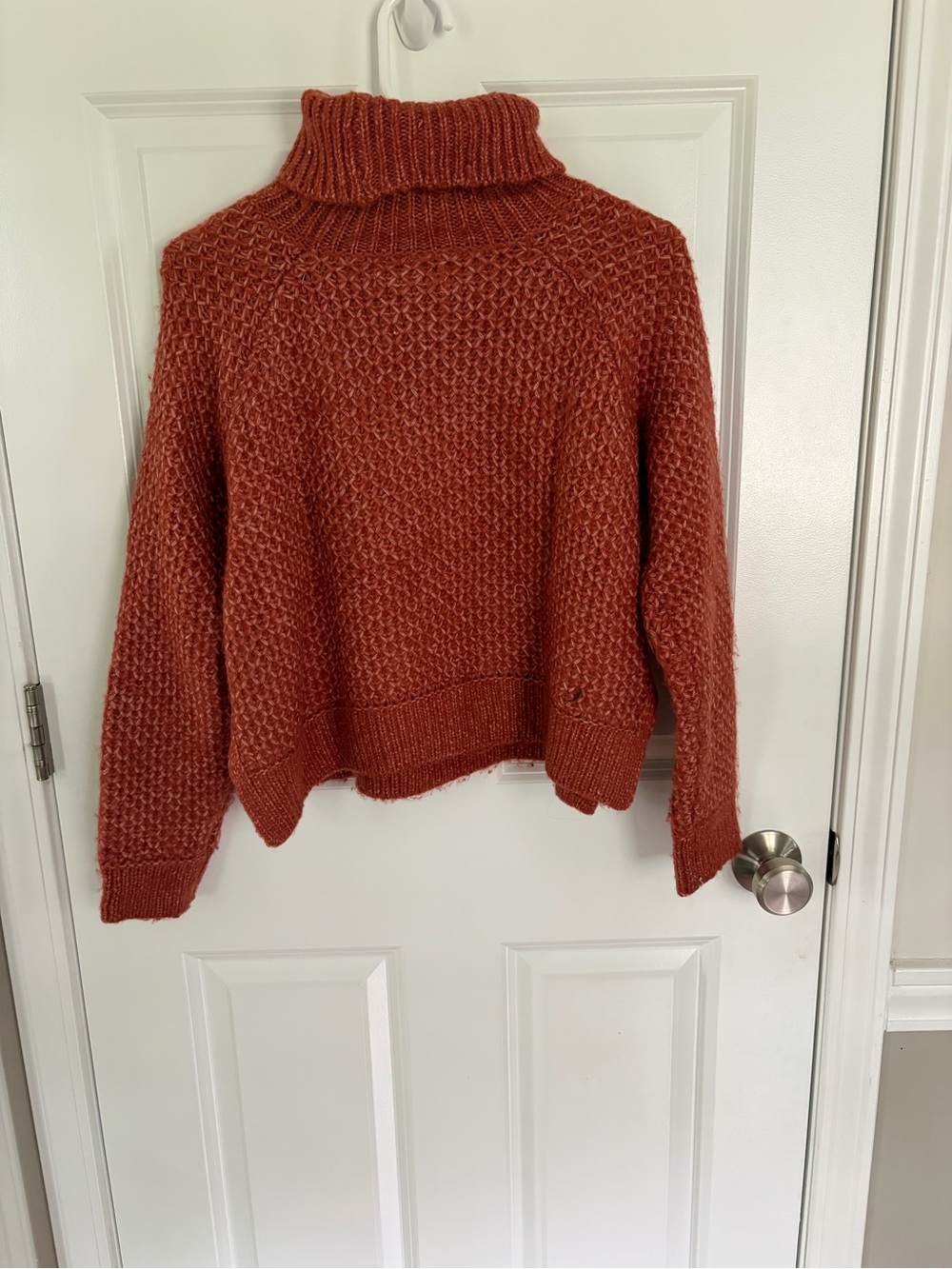Jack by BB Dakota Rust Orange Turtleneck Sweater